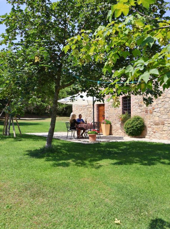 Zahrada ubytování Agriturismo Case Corboli villetta Rufino