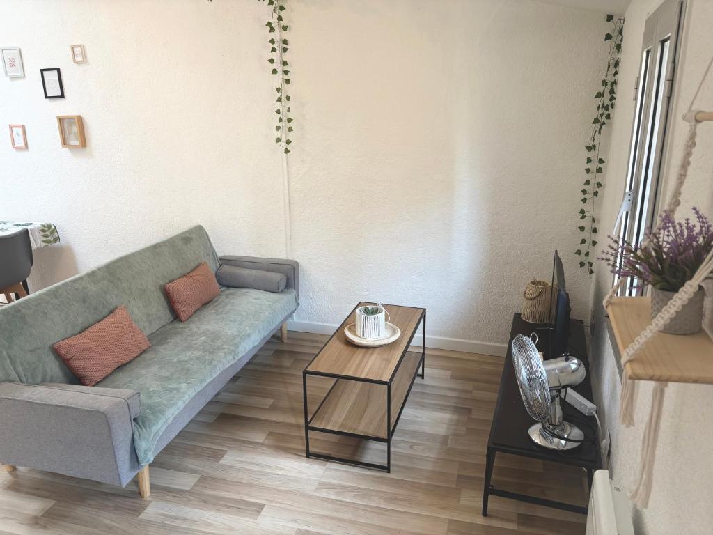 Χώρος καθιστικού στο Appartement Du DONJON