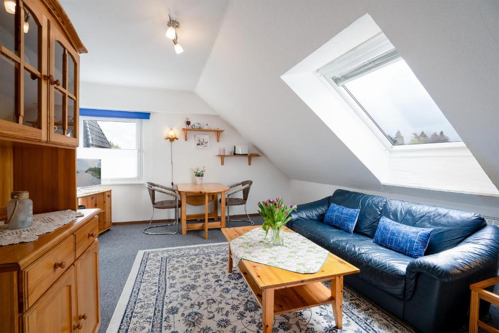 Nhà bếp/bếp nhỏ tại HER14b Ferienwohnung Hartig