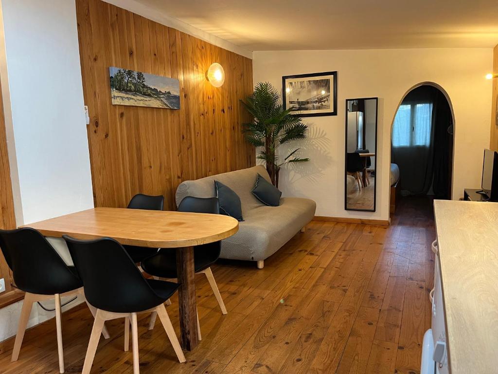 Posezení v ubytování chalet proche des plages