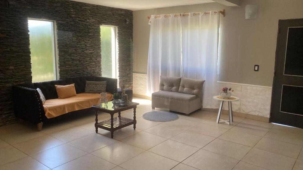 Ein Sitzbereich in der Unterkunft Casa de campo San Agustín