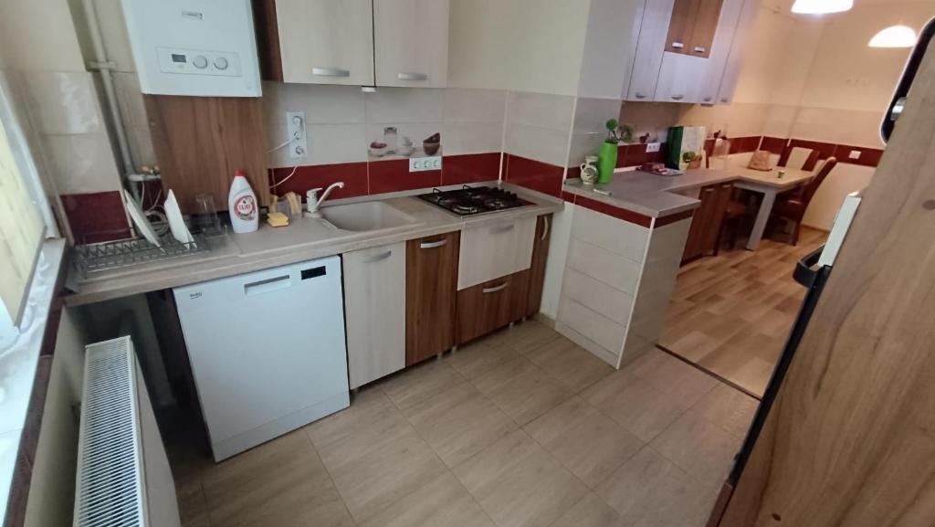 Køkken eller tekøkken på Hunyadi Luxury Ciresica