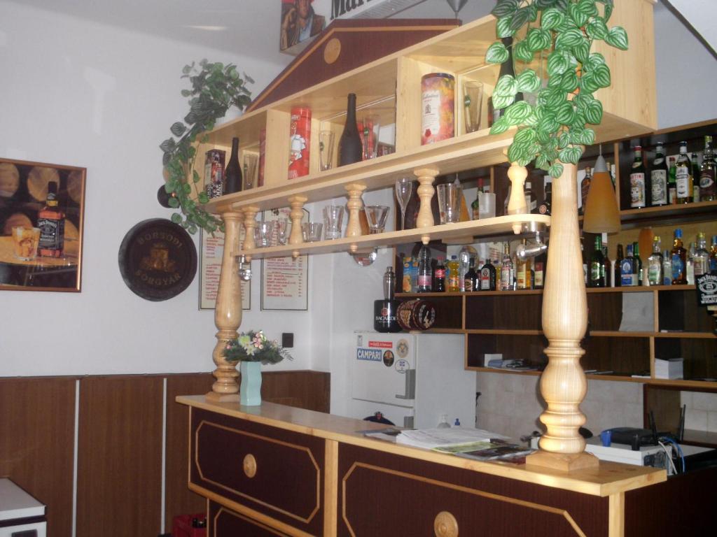 Lounge nebo bar v ubytování Stop Panzio