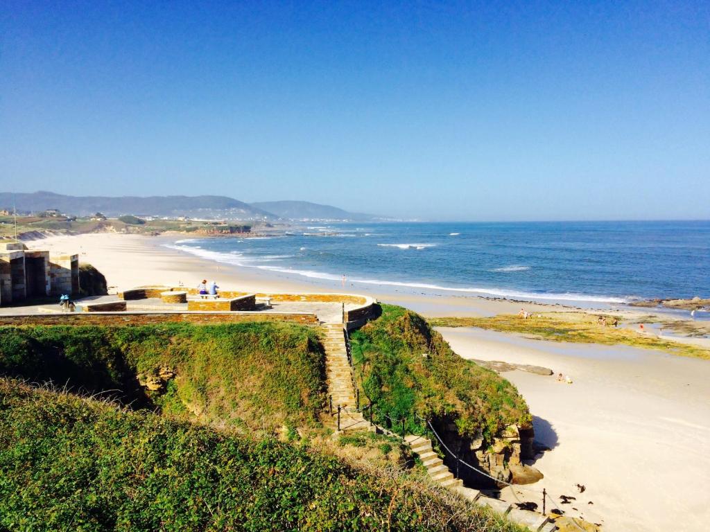 - Vistas a la playa y al océano en Apartamento Vistas al mar, en Foz