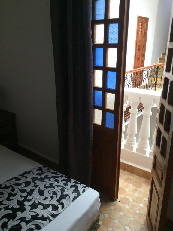 Uma cama ou camas num quarto em Riad Aicha
