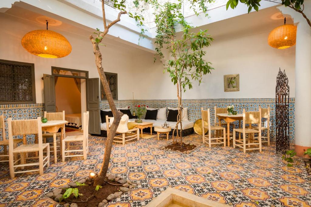 Restaurace v ubytování Riad Chamali