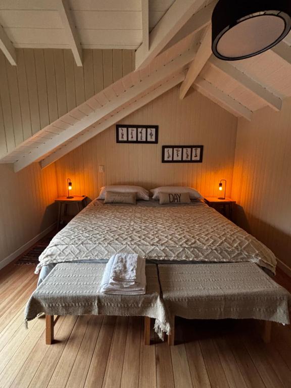 Ένα ή περισσότερα κρεβάτια σε δωμάτιο στο turismo raffaelli