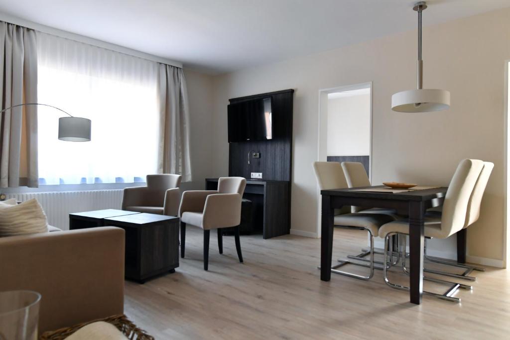 TV a/nebo společenská místnost v ubytování Hotel Twilling