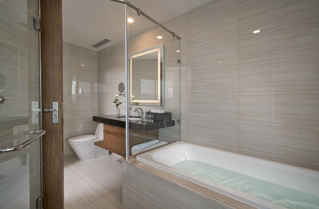 Phòng tắm tại Panorama Apartment NHA TRANG