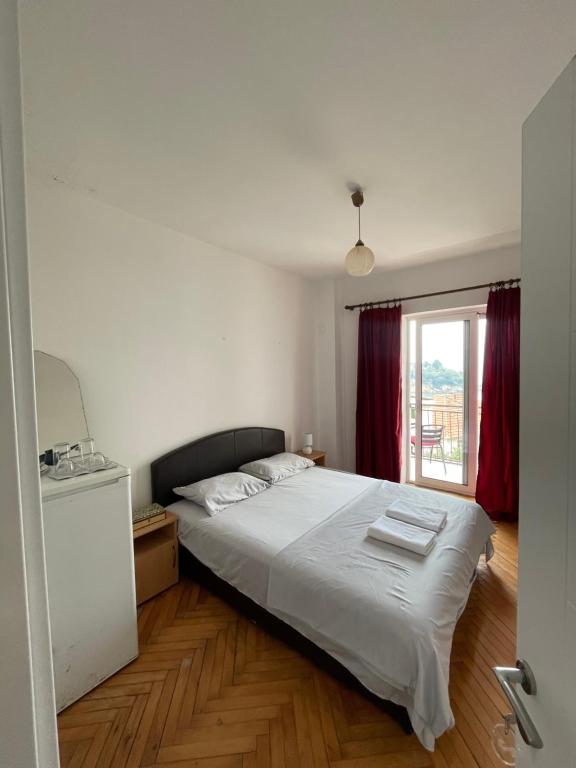 Postel nebo postele na pokoji v ubytování Sun & Sea