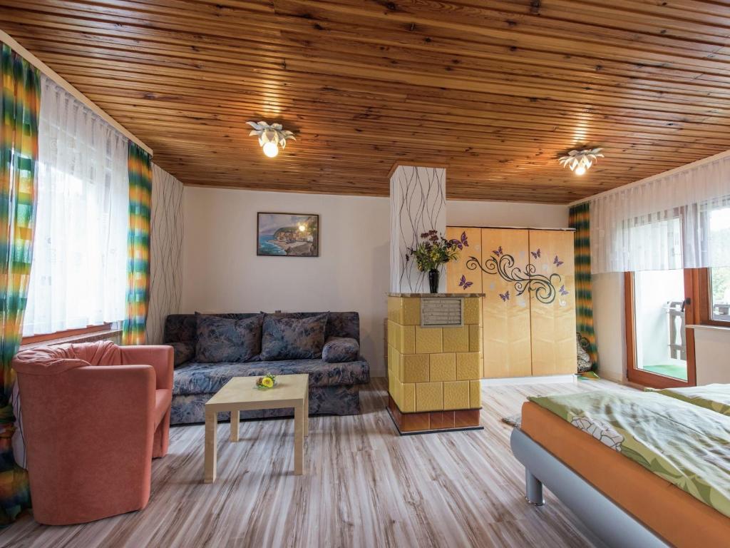 Χώρος καθιστικού στο Sunny Terrace & Quiet Stay