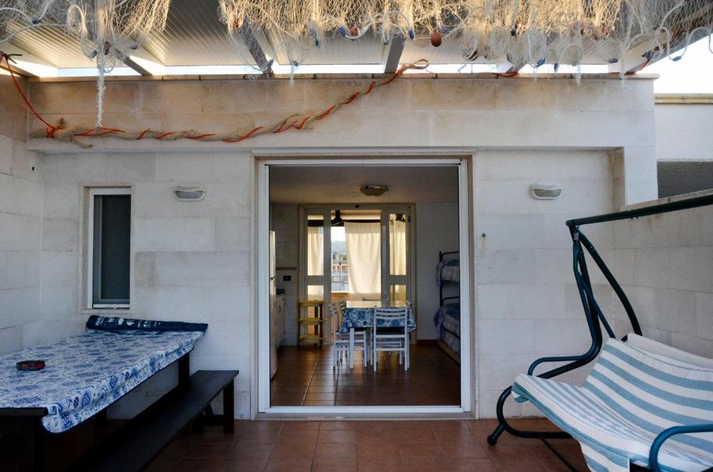 Χώρος καθιστικού στο Casa delle Onde