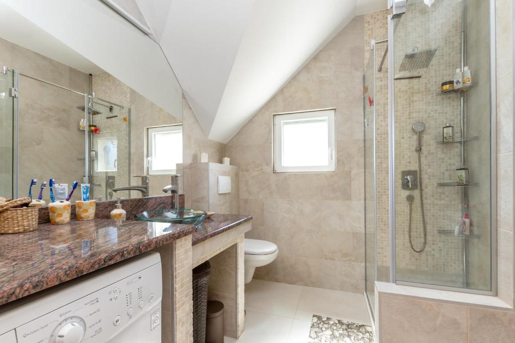 Kúpeľňa v ubytovaní Apartman Sv Petar Stari u centru Splita