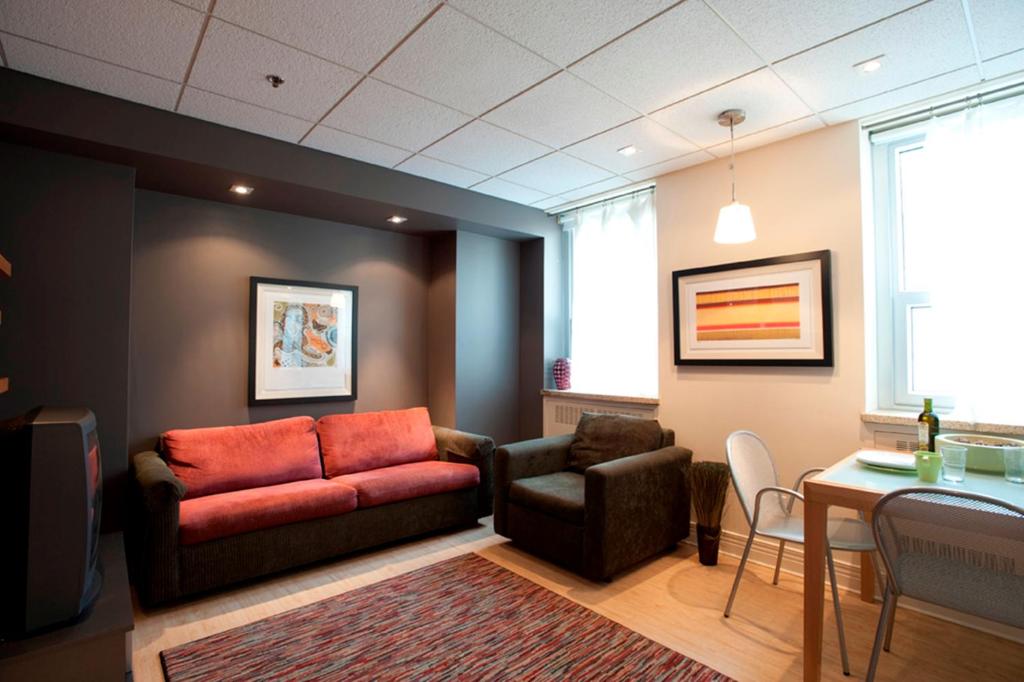 Posezení v ubytování ZUM Auberge d'été - Université de Montréal