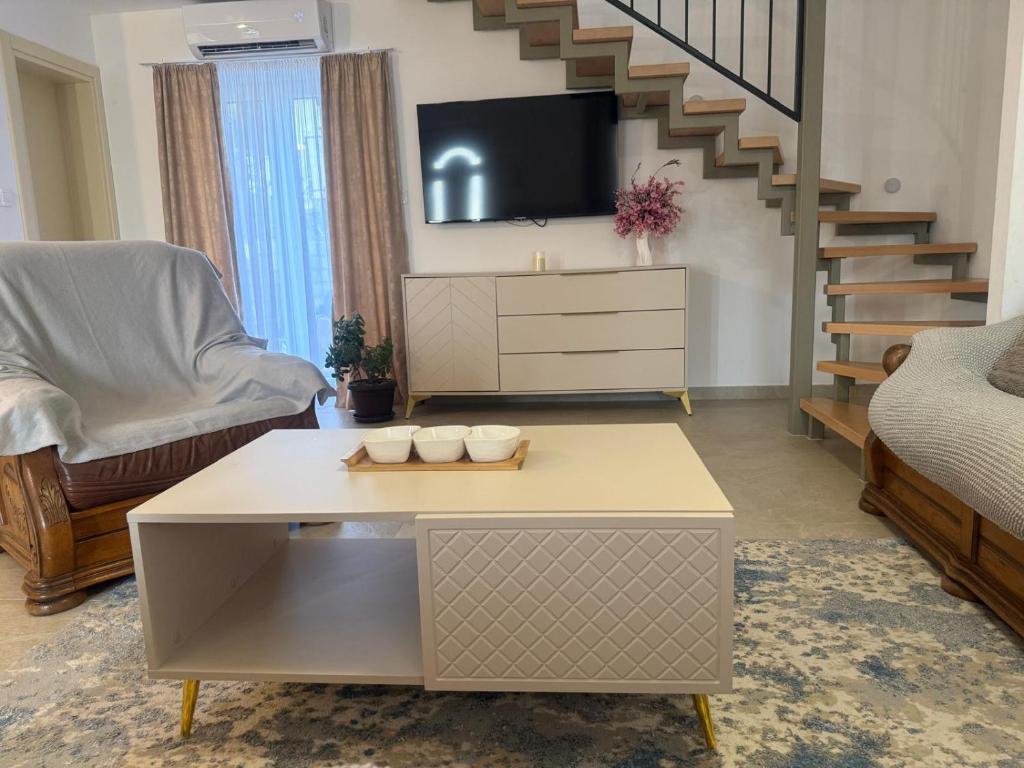 Χώρος καθιστικού στο Stone home Matković IMOTSKI