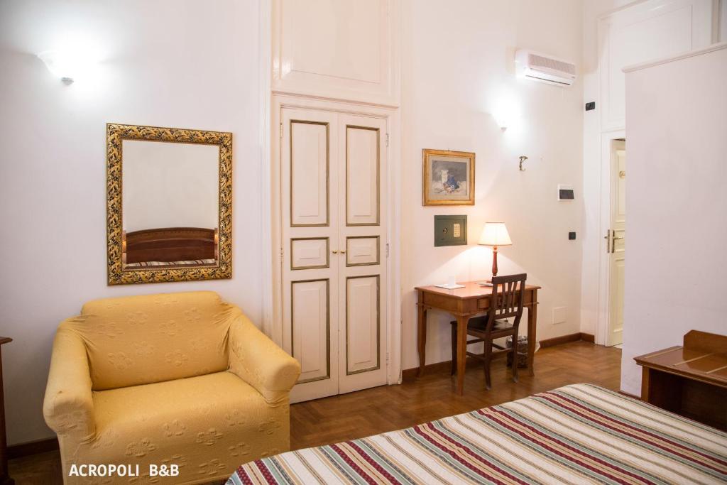 Posezení v ubytování Residence Acropoli