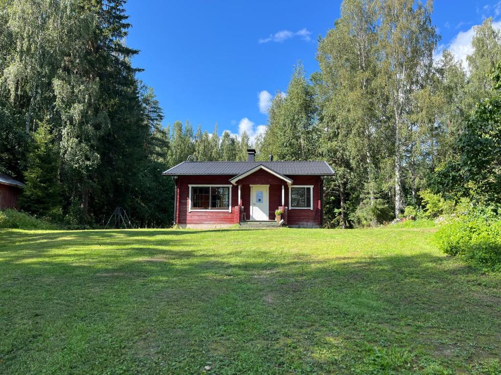 Bygningen som feriehuset ligger i