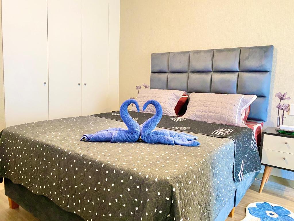 Postel nebo postele na pokoji v ubytování Departamento exclusivo con vista a la ciudad