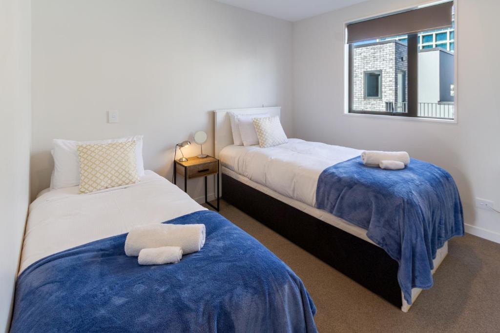 Stadium Edge Retreat Modern 2-Bed plus Carpark - Resim 2