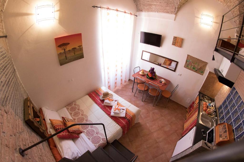 A television and/or entertainment centre at Cà de Matagè