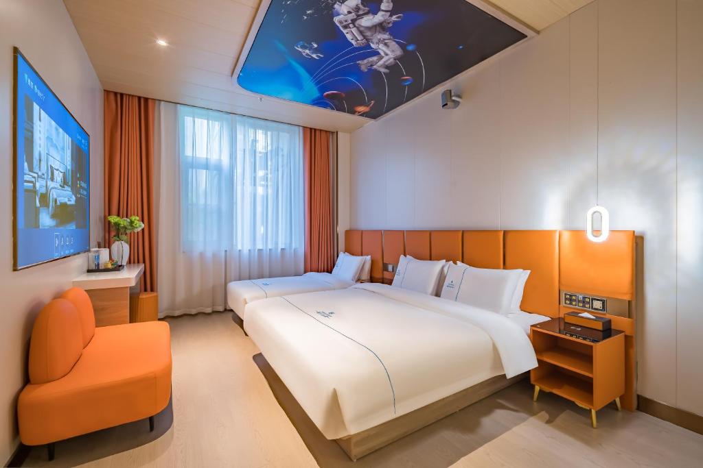 لابی و فضای عمومی Dequan Luxury Hotel,near National Stadium and Bird's Nest Culture Center - تصویر ۵