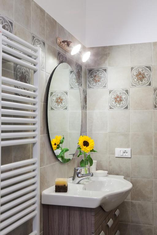 Koupelna v ubytování B&B Cà dei Baroni