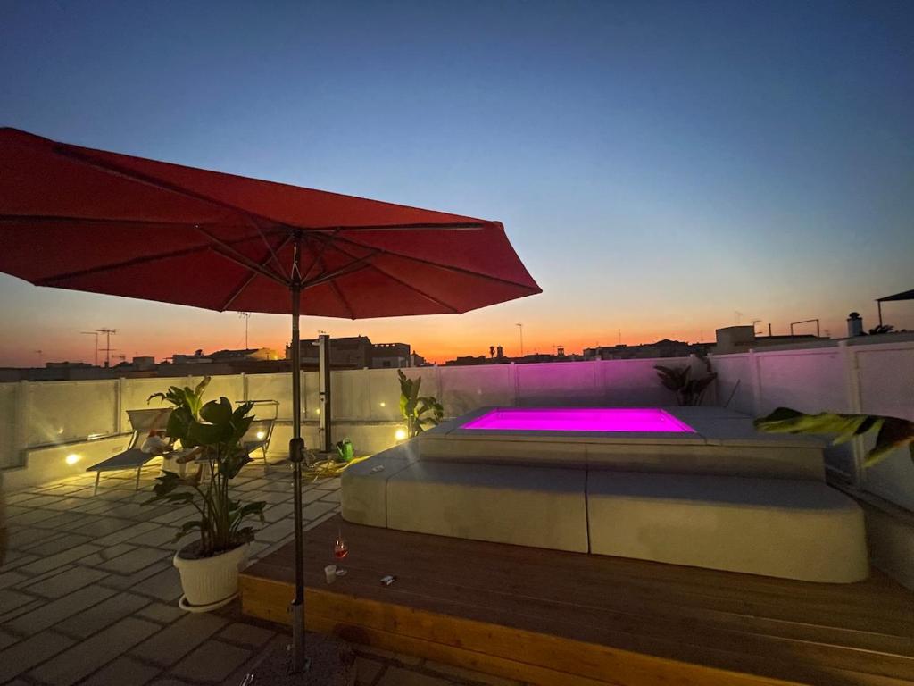 Μπαλκόνι ή βεράντα στο Casa e Vita Salento - Centro storico Nardò with whirlpool