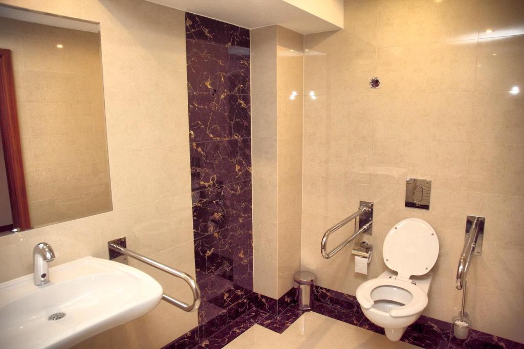 Koupelna v ubytování Hotel Pod Kluką