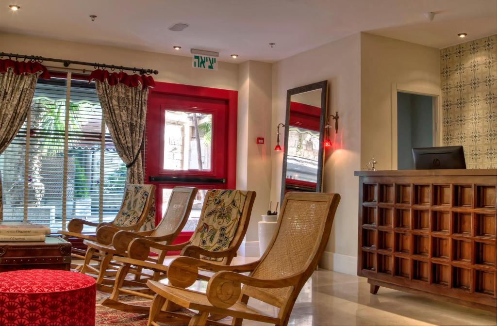TV a/nebo společenská místnost v ubytování Arthur Hotel - an Atlas Boutique Hotel
