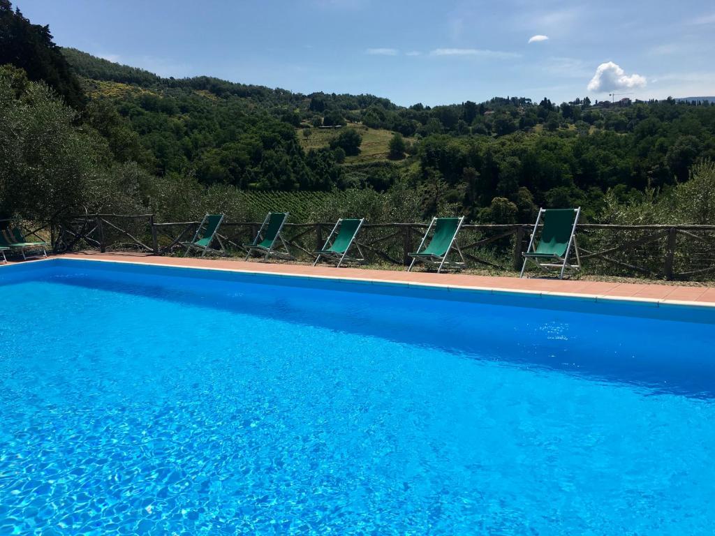 Bazén v ubytování Frascole nebo v jeho okolí