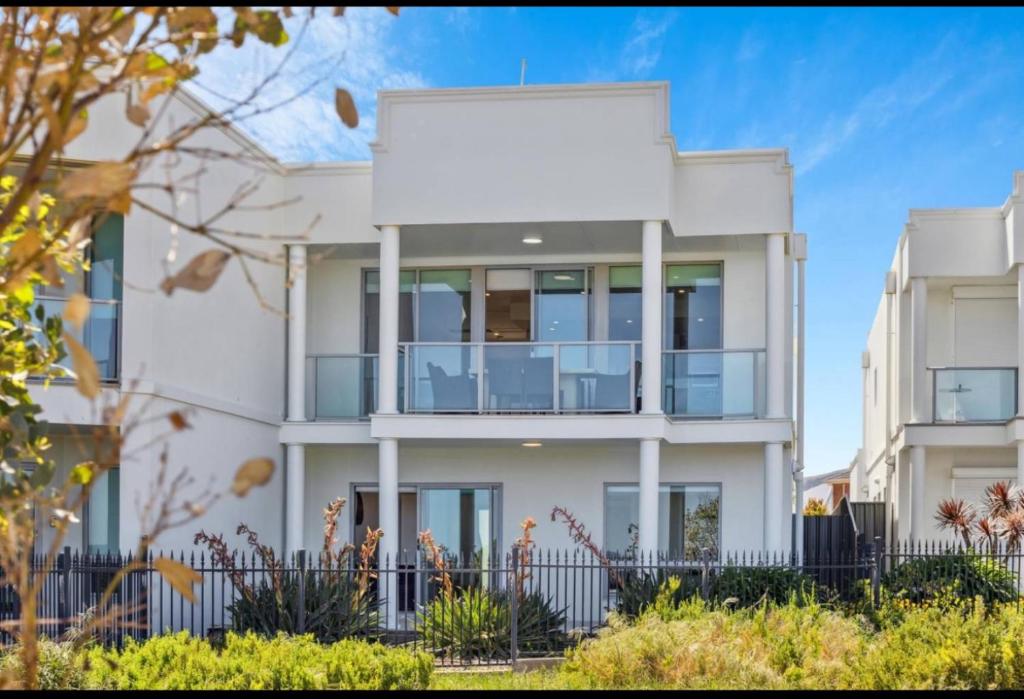 Bygningen som feriehuset ligger i