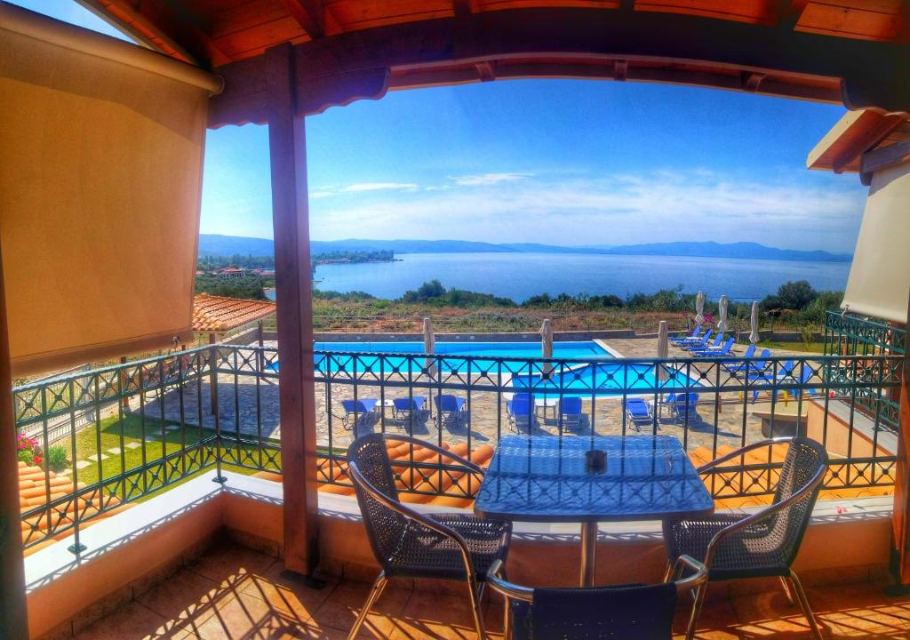 Bazén v ubytování Kala Nera Panorama nebo v jeho okolí