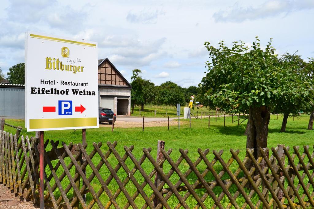 Certifikát, hodnocení, plakát nebo jiný dokument vystavený v ubytování Eifelhof Weina