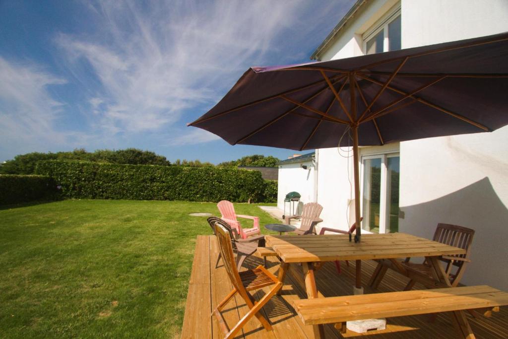 Zahrada ubytování Tipoz'Immo - Ar Baradoz - sérénité - vue mer - confort