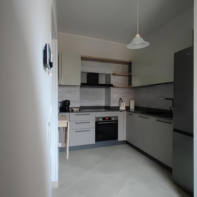 Kuchyň nebo kuchyňský kout v ubytování Casa Campanile Giungano