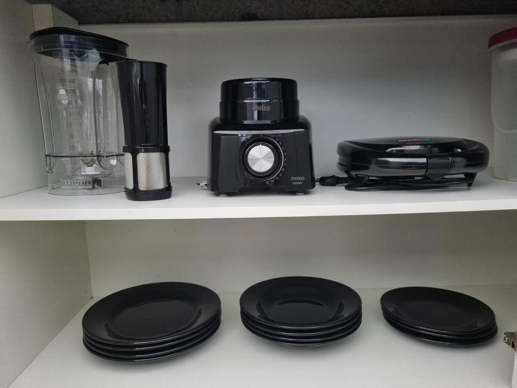 Aconchego em Araxá - Perto de Tudoにあるキッチンまたは簡易キッチン