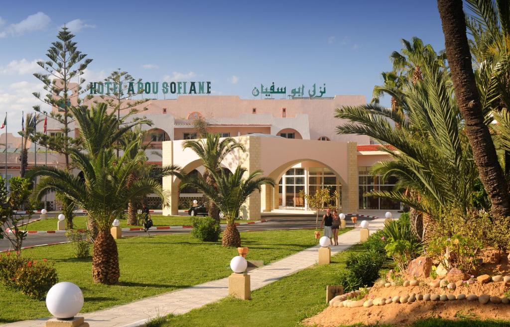 Zahrada ubytování Abou Sofiane Hotel