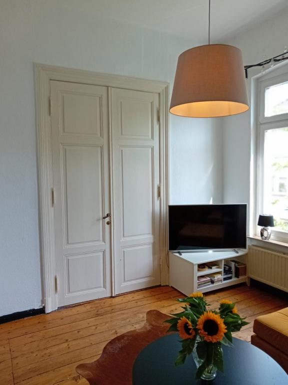 Et tv og/eller underholdning på Altbau im Herzen der Stadt