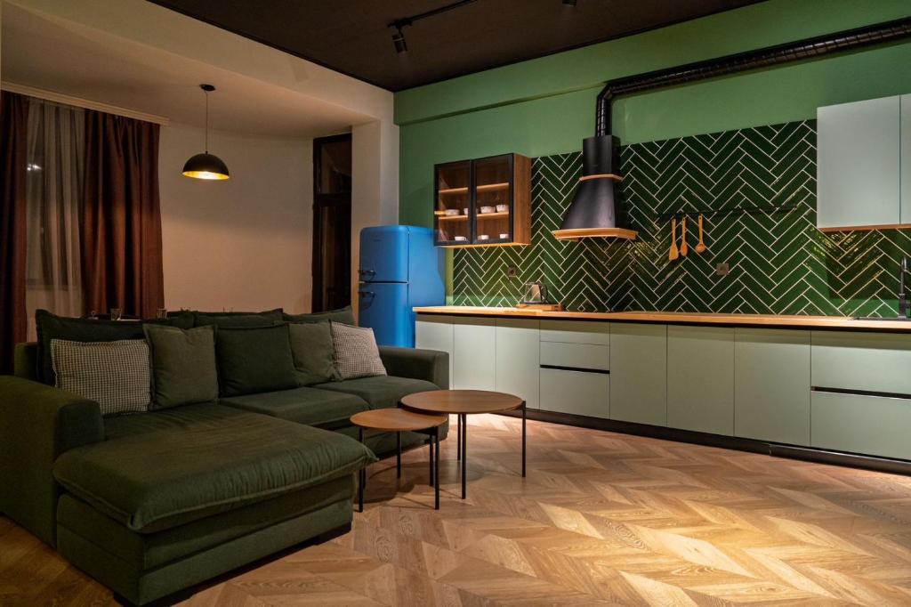 Posezení v ubytování lux-deluxe city apartment