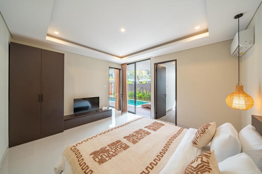 لابی و فضای عمومی Modern 3BR Villa Private Pool Serangan Beach - تصویر ۵