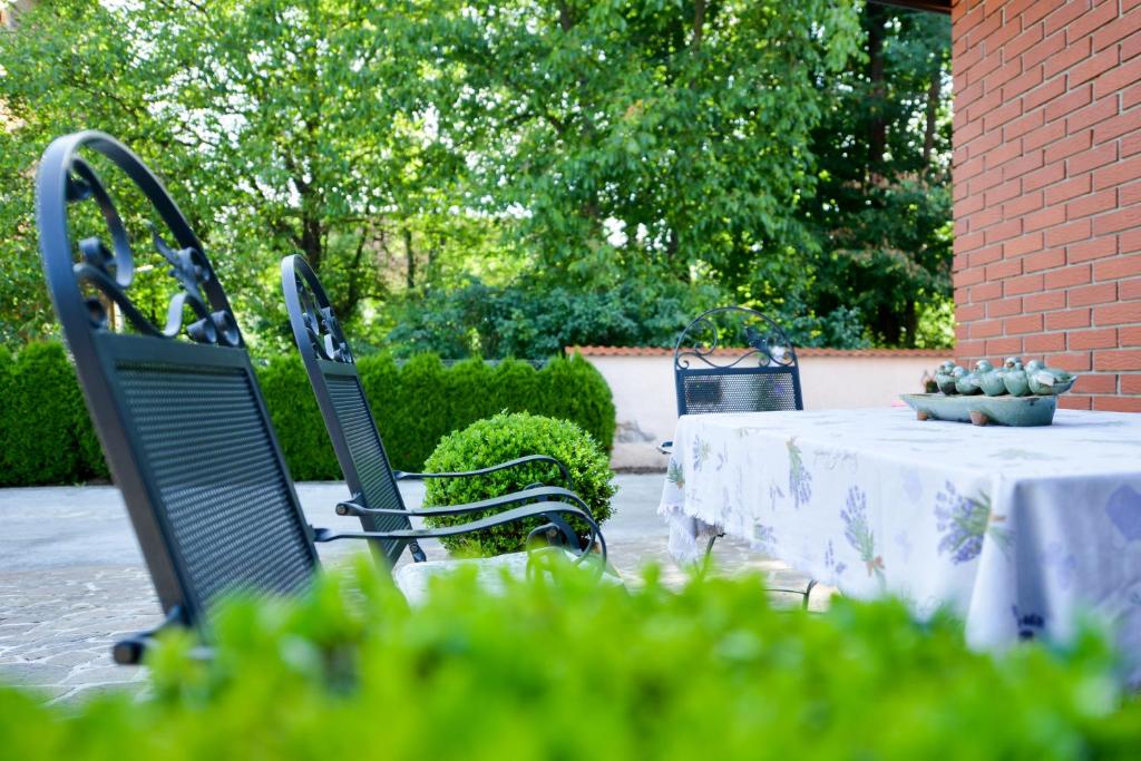 Zahrada ubytování Guest House Bakhus