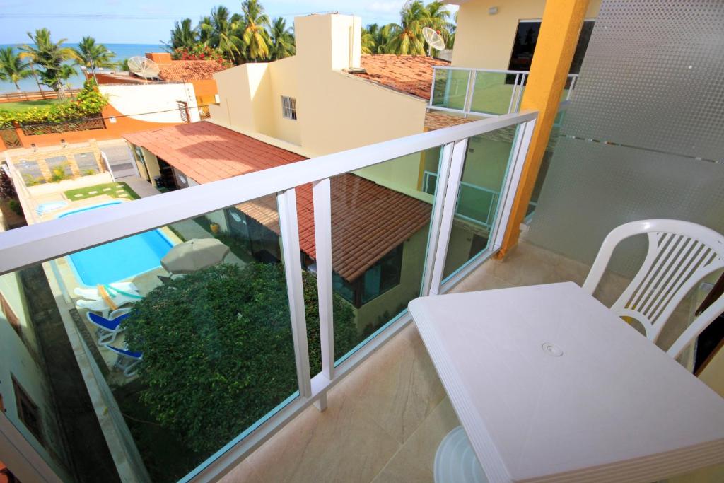 Uma varanda ou terraço em Pousada Badejo