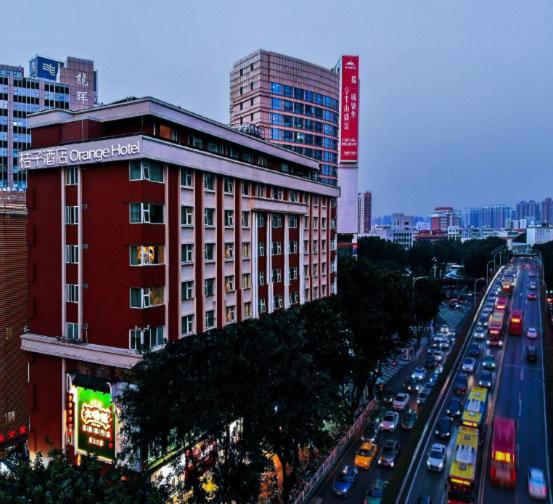 Nespecifikovaný výhled na destinaci Kanton nebo výhled na město při pohledu z hotelu