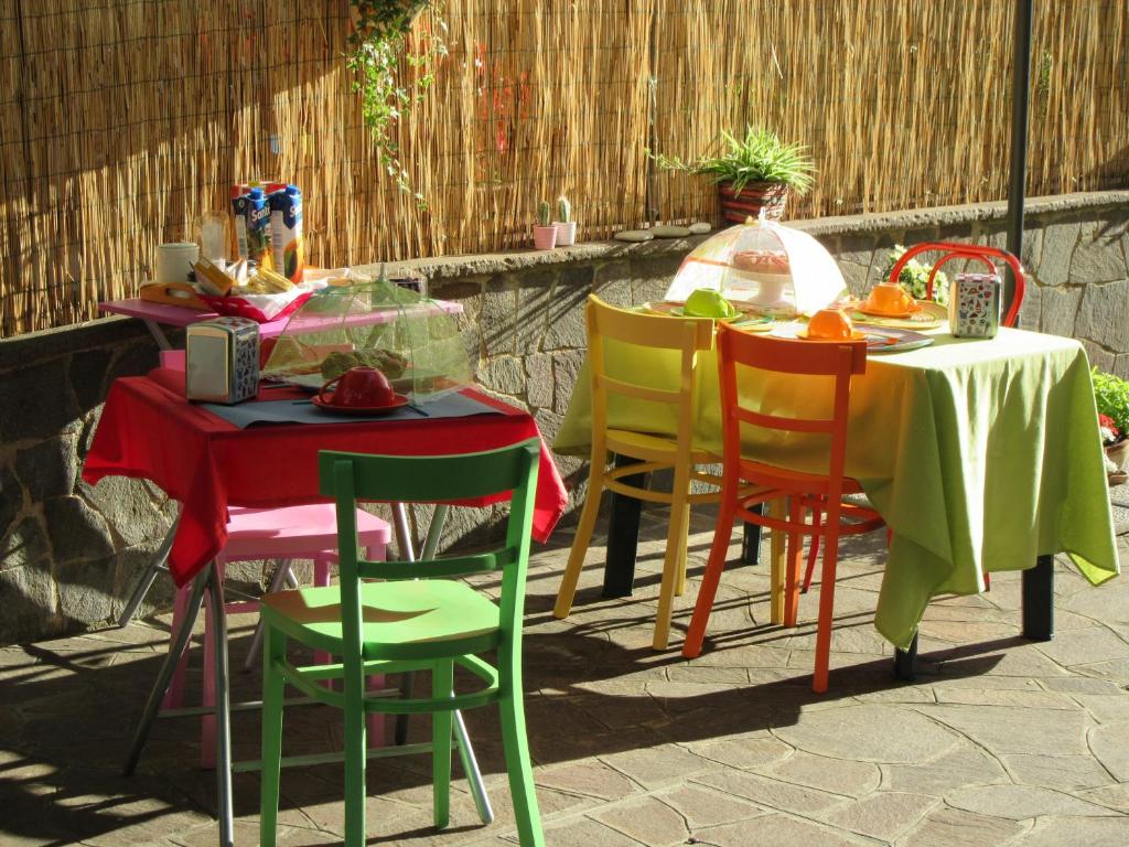 Restaurace v ubytování B&B Un mare di Gioia
