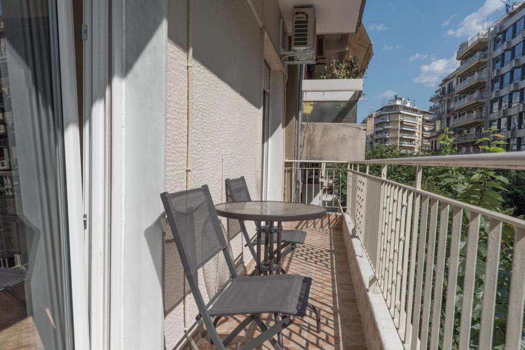Balkon lub taras w obiekcie Luxury Living Apartments and Spa