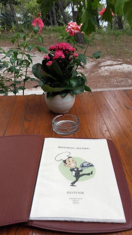 A garden outside Villa Mateja