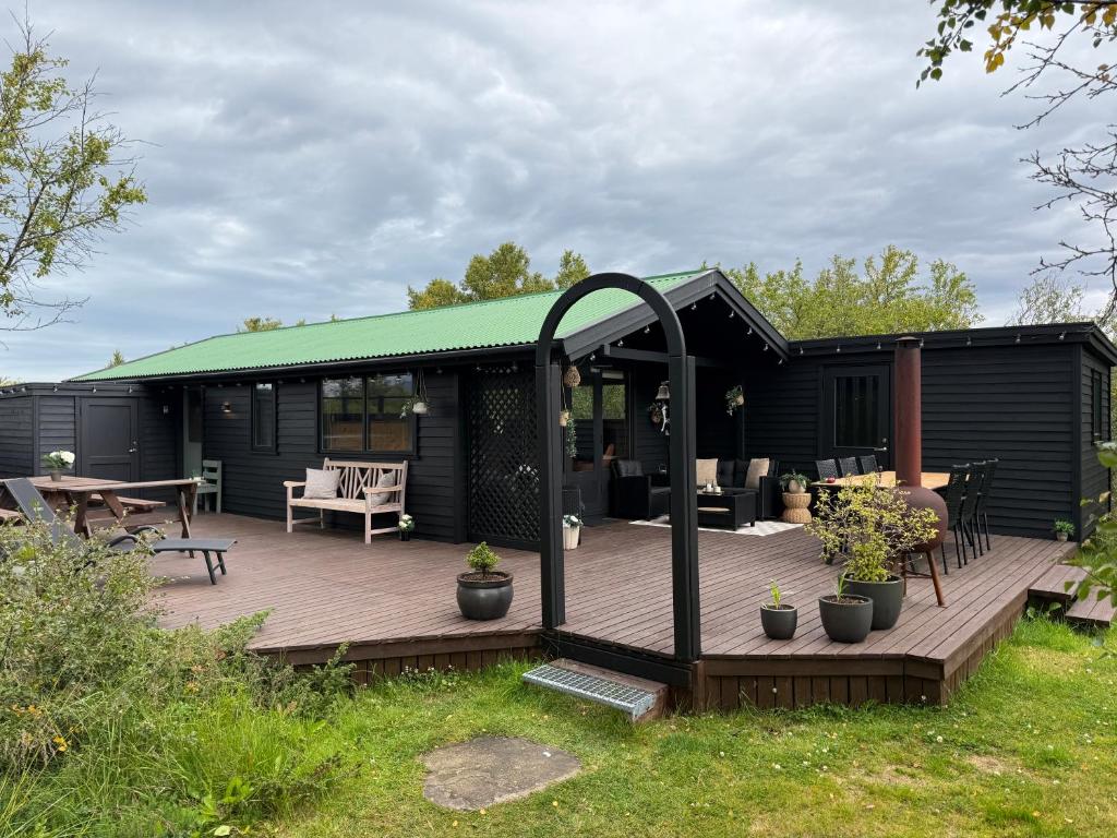 En have udenfor Salmon River Cabin