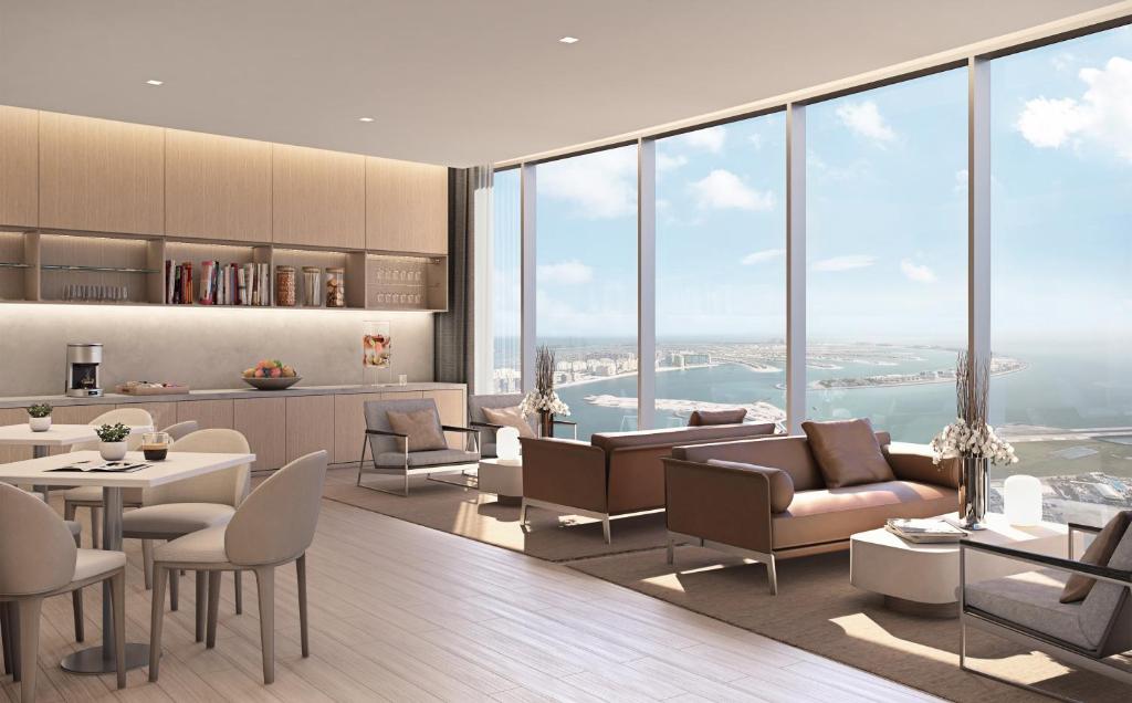 Гостиная зона в Ciel Dubai Marina, Vignette Collection by IHG