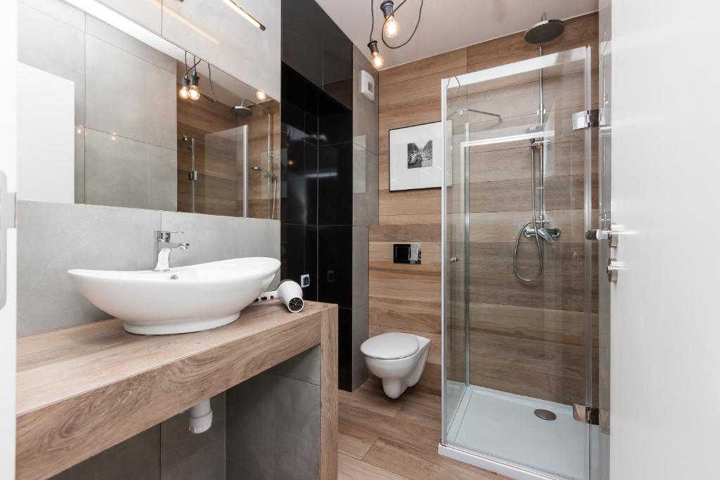 Kúpeľňa v ubytovaní Apartament Szczęśliwa Dziewiątka