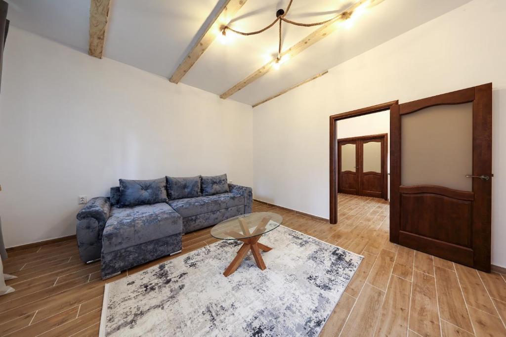 Χώρος καθιστικού στο Casa Schei